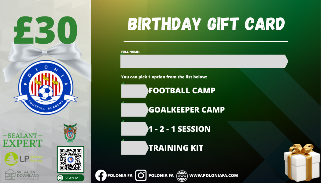 Football Gift Card