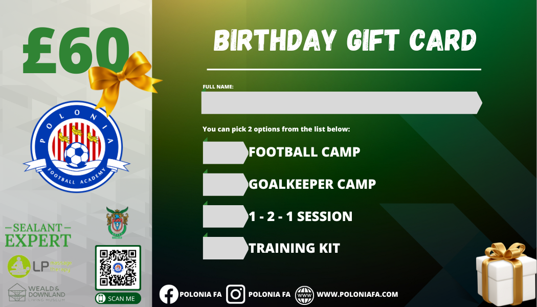 Football Gift Card